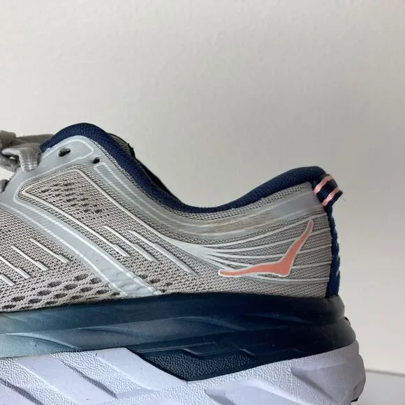 Hoka Bondi 7 Womens Running Shoes Size 6.5 M Tan Sneakers Tennis Shoes Cushioned - Picture 6 of 11